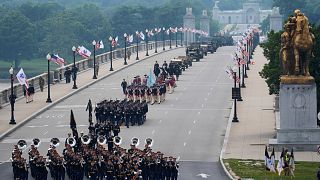 Military parade celebrates 250 years of US military