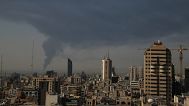 Huge smoke rises up from an oil facility facility after it appeared to have been hit by an Israeli strike Saturday, in southern Tehran, Iran, Sunday, June 15, 2025.
