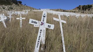 Hillside of white crosses fuels misleading story about South Africa farm killings