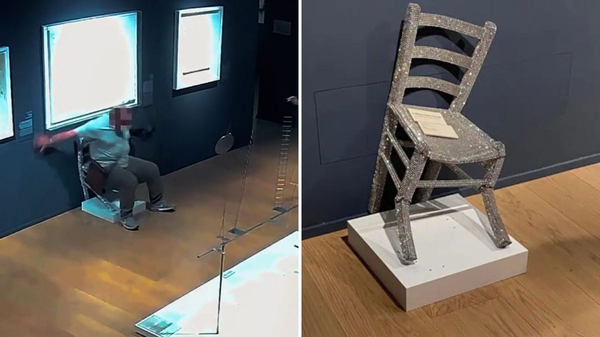 Italian museum reports couple to police for damaging precious 'Van Gogh chair'