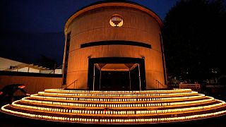 A synagogue in Duesseldorf, Germany.