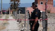 Police guard access to Izaguirre Ranch in Teuchitlan, 11 March, 2025