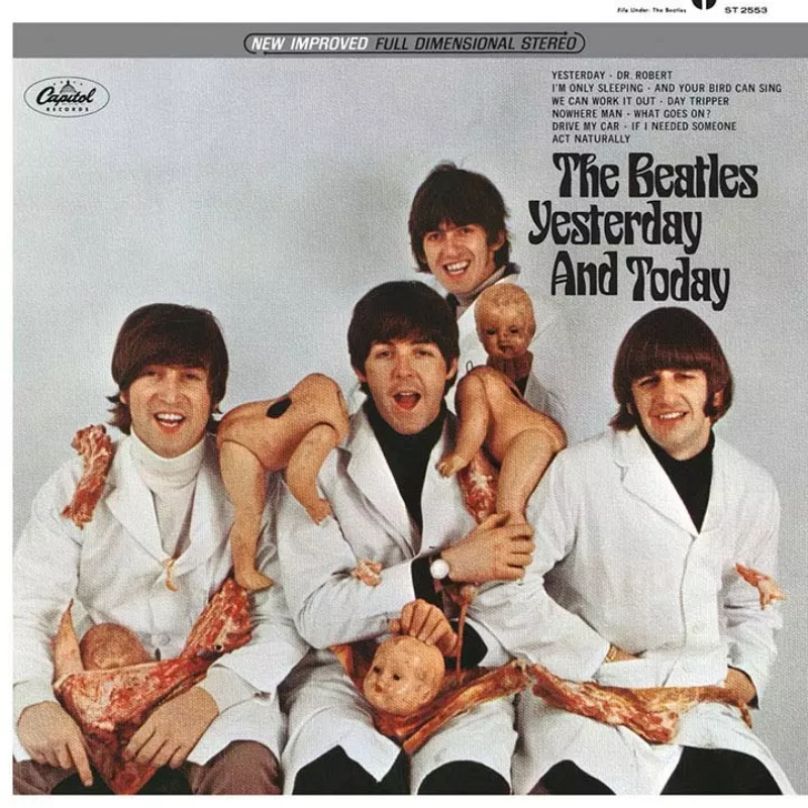 Portada del disco 'Yesterday and today'