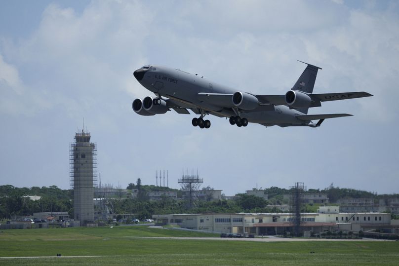 Un KC-135 Stratotanker américain 