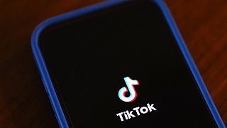 FILE - The TikTok app logo is shown on an iPhone on Friday, Jan. 17, 2025, in Houston