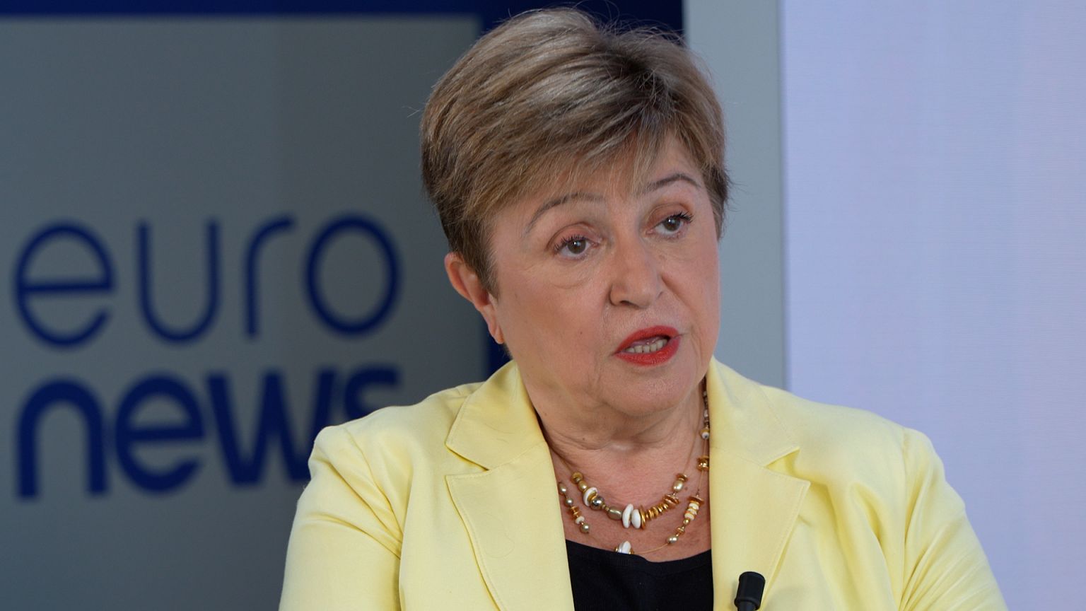 Kristalina Georgieva habla con 'Euronews' sobre la situación de la economía mundial.