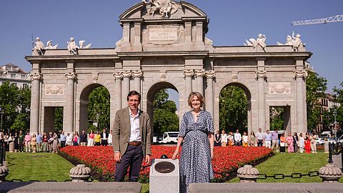 The Puerta de Alcalá after being restored