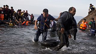 Grèce : Lesbos, capitale de la crise migratoire en Europe en...2015