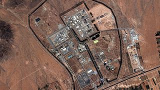 This satellite image provided by Maxar shows an overview of Iran's Arak heavy water reactor building after Israel launched strikes on the reactor, 18 June, 2025