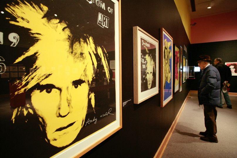 Andy Warhol önarcképe egy williamstowni kiállításon, 2007 februárjában