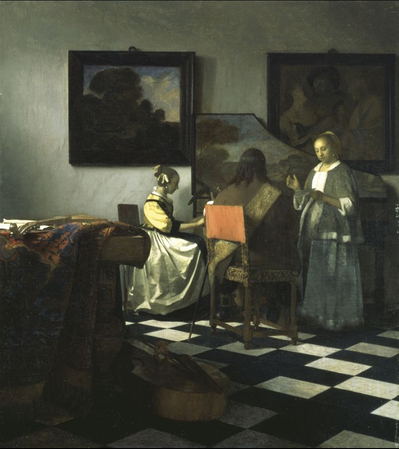 Johannes Vermeer A koncert című, ellopott festménye