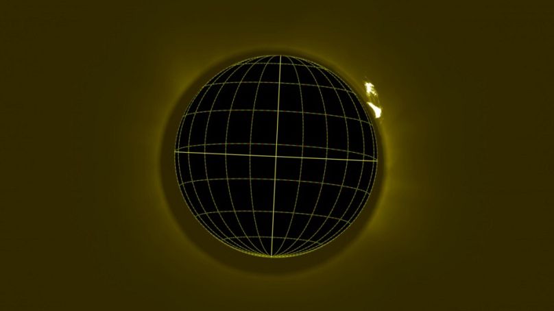 Simulación en COCONUT de tormentas solares