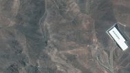 This satellite image provided by Maxar Technologies shows a closer view of a ridge at the Fordo enrichment facility in Iran before U.S. strikes, Friday, June 20, 2025. (Maxar 