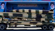 Iranian army displays missile during military parade marking National Army Day