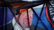 FILE: A portrait of the owner of the paramilitary Wagner Group Yevgeny Prigozhin at a street memorial for group's members killed in a plane crash, in Moscow, 29 August 2023