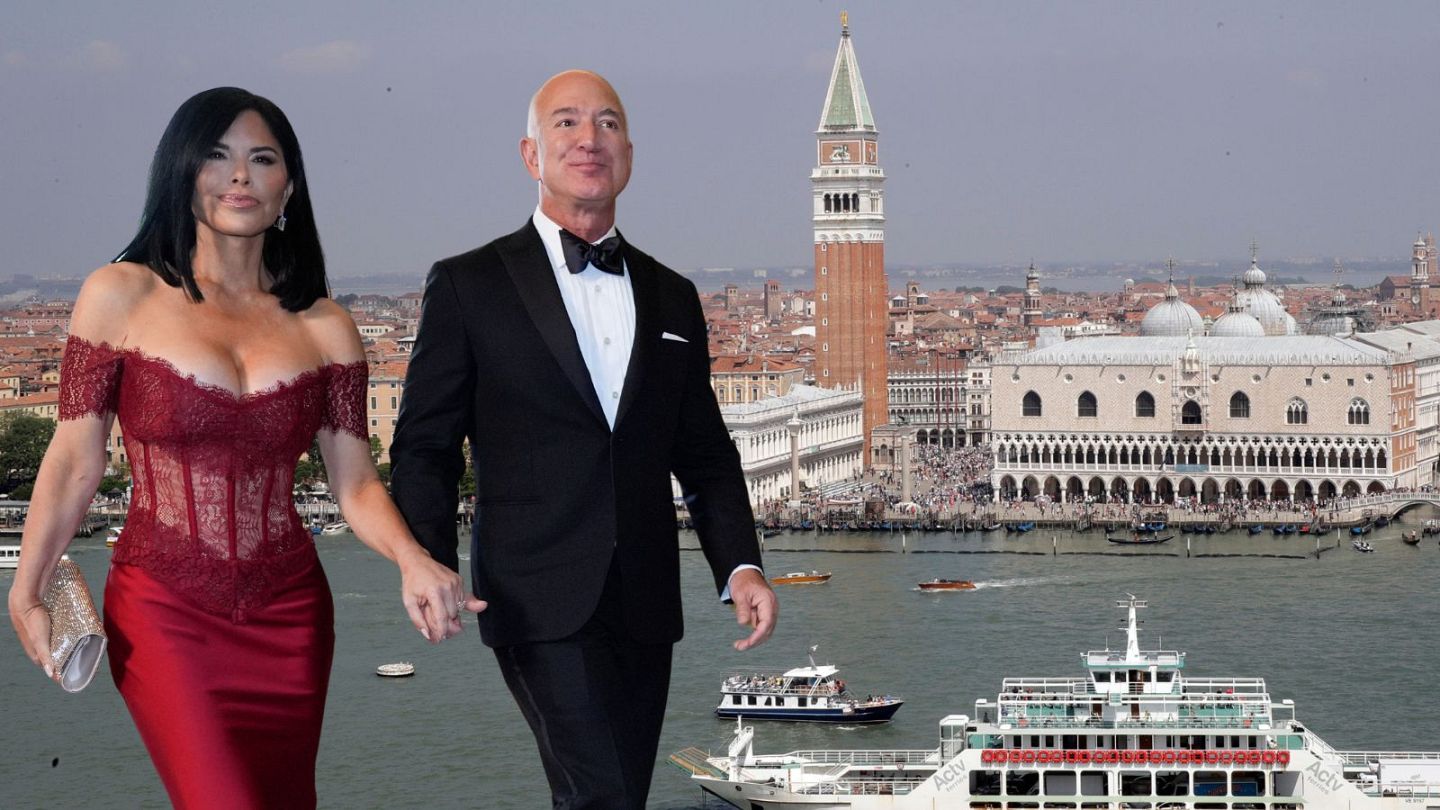 Todo lo que debe saber sobre la lujosa (y polémica) boda de Jeff Bezos y  Lauren Sánchez | Euronews, image size:1440x810