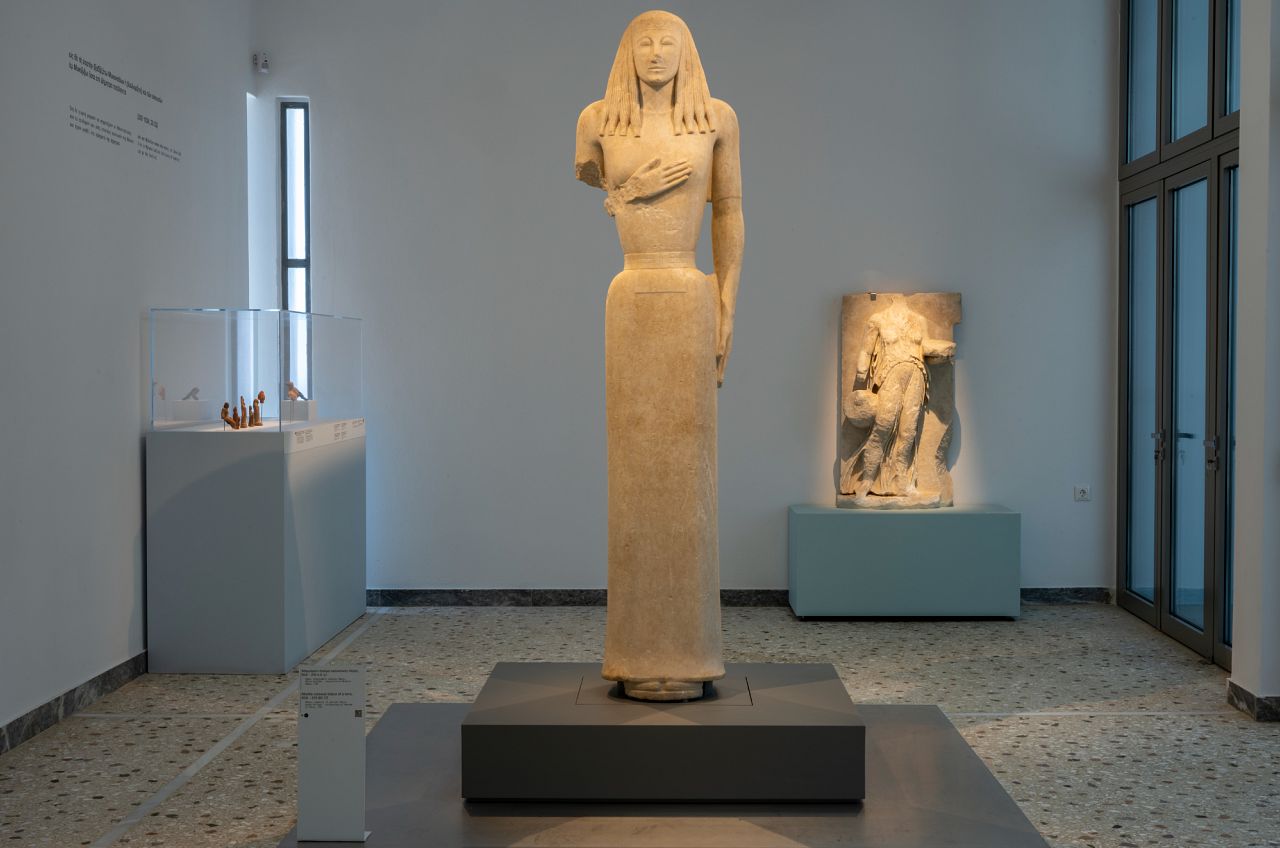 The Daughter of Thera on display at Santorini's Archaeological Museum 