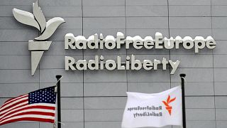 The headquarters of Radio Free Europe/Radio Liberty in Prague.
