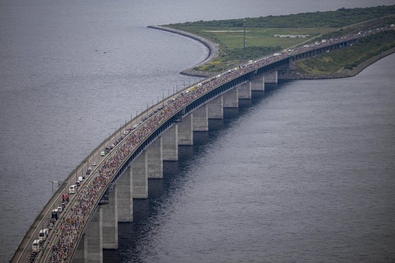 Le pont de l'Øresund le 15 juin 2025