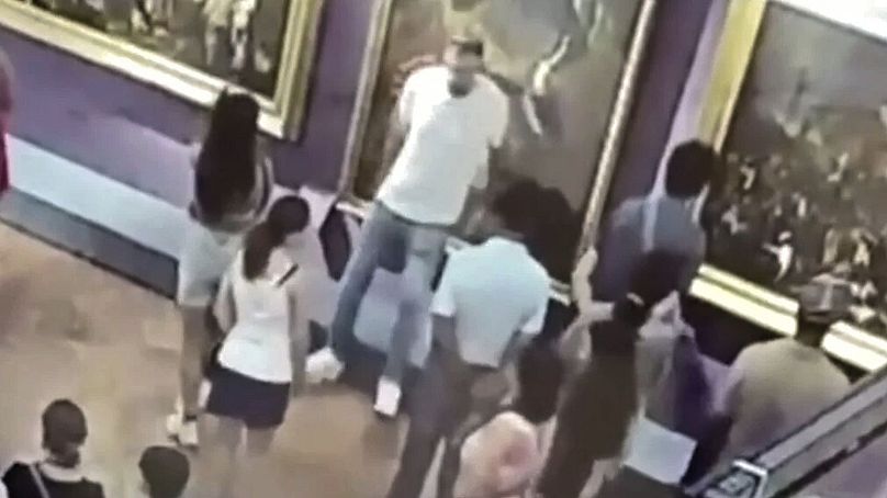 The botched selfie at the Uffizi Gallery