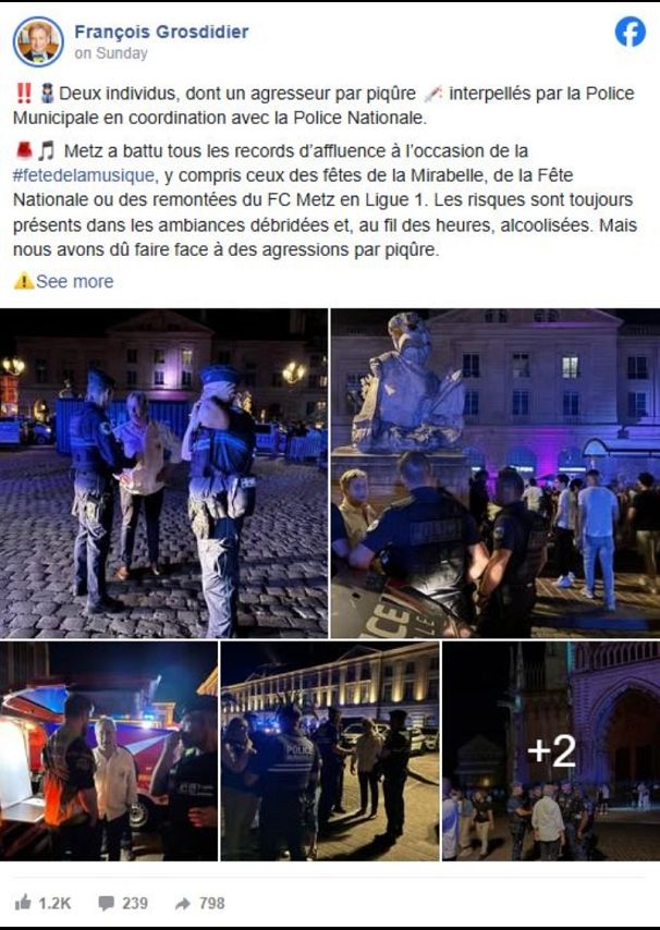 Syringe attacks during France's music street festival leave 145 jabbed and several hospitalised | Euronews