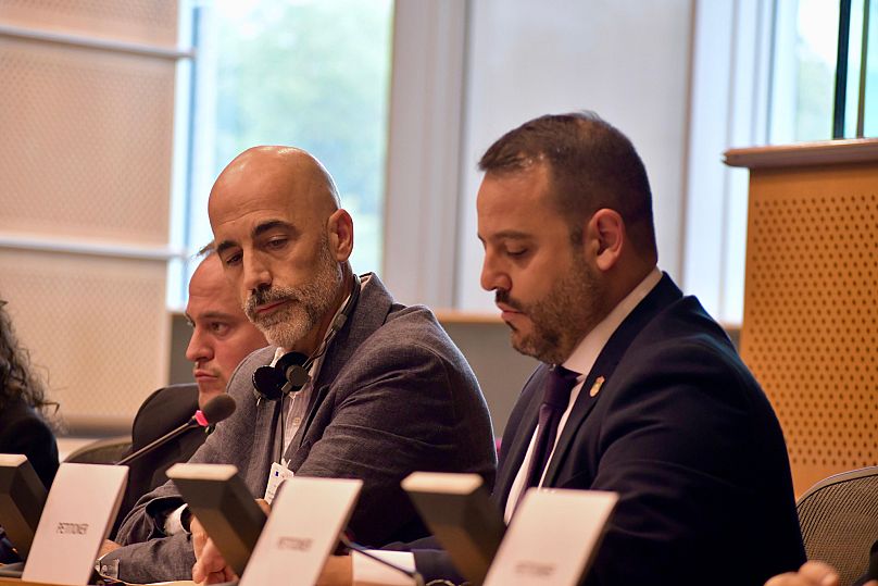 Fernando Sánchez Castilla, presidente de la plataforma ciudadana Sí a Almaraz, Sí al Futuro y alcalde de Belvís de Monroy.