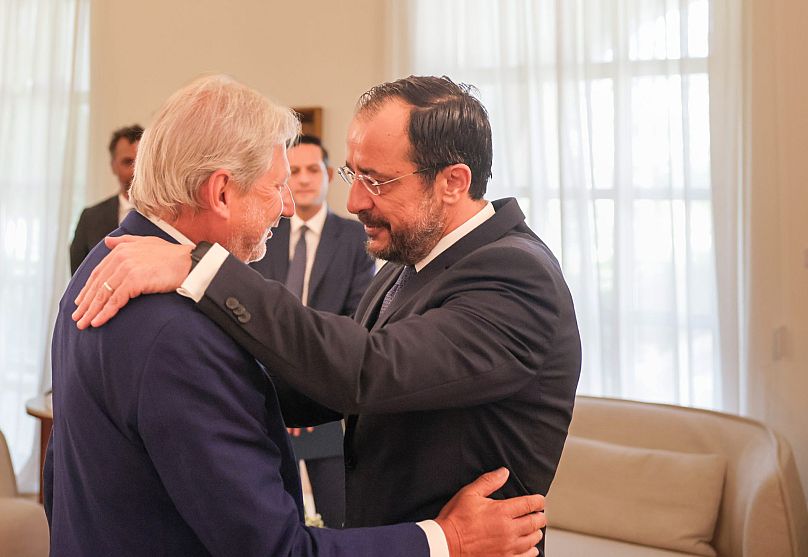 Γιοχάνες Χαν με Νίκο Χριστοδουλίδη