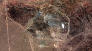 A satellite image provided by Maxar Technologies shows damage at Fordo enrichment facility after strikes in Iran, 24 June, 2025 