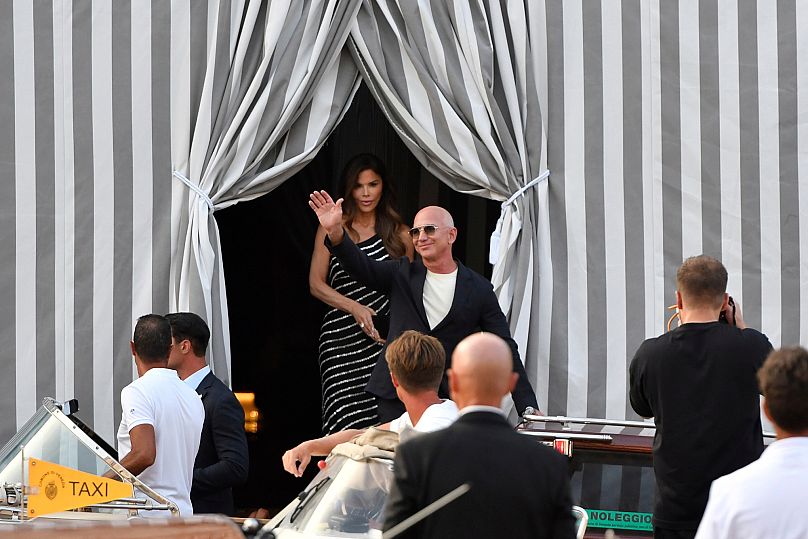Jeff Bezos and Lauren Sánchez in Venice - Wednesday 25 June 2025