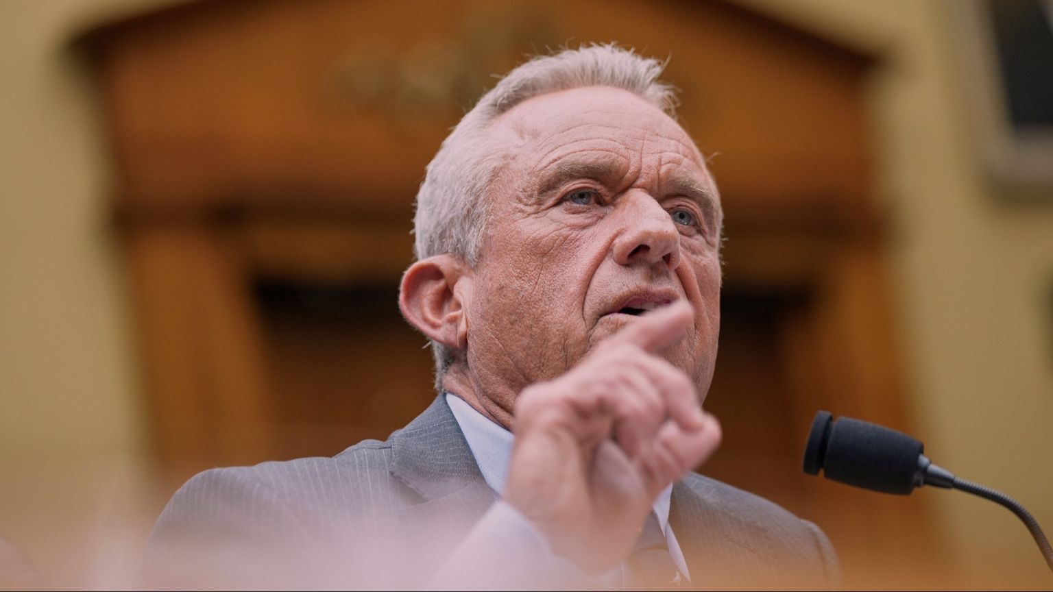 US health secretary Robert F Kennedy Jr is pictured in Washington, DC, on June 24, 2025.