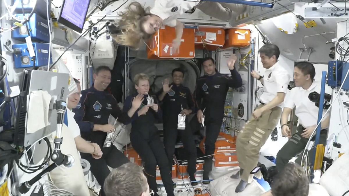 International Space Station welcomes first astronauts from Poland, Hungary and India