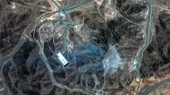 A satellite image provided by Maxar Technologies shows damage at Fordow enrichment facility after strikes in Iran, 22 June, 2025