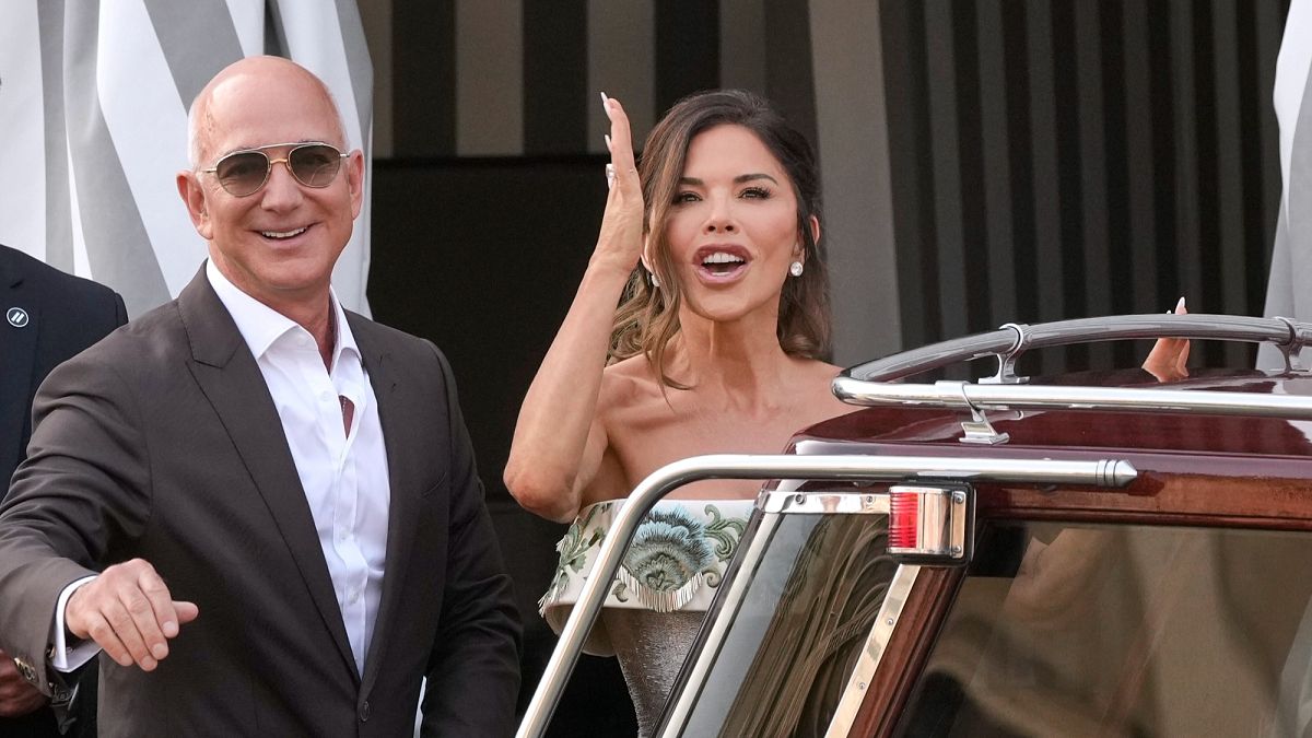 Jeff Bezos and Lauren Sánchez’s Venice wedding in pictures and numbers