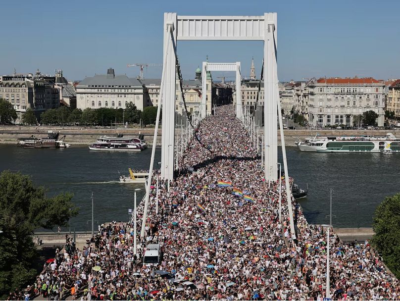 Marcha del Orgullo en Budapest