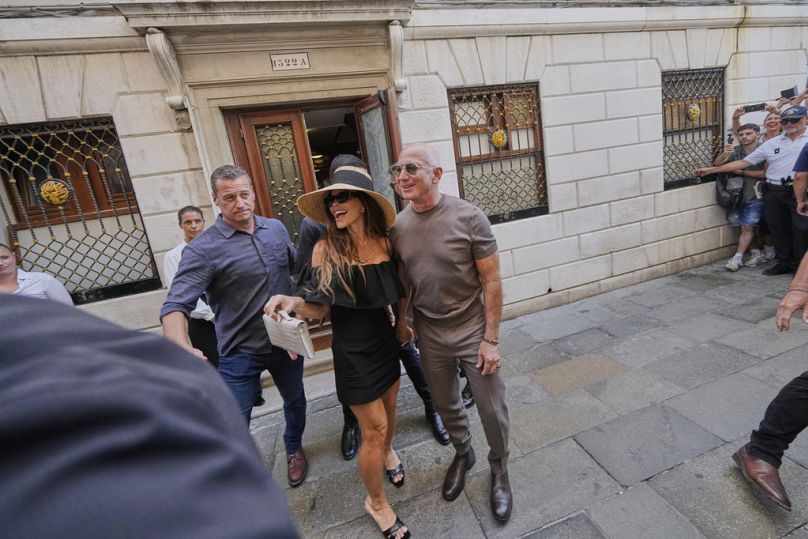 Sanchez und Bezos am Samstag nach der Hochzeit in Venedig