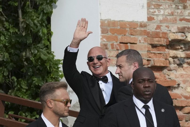 Jeff Bezos a Venezia