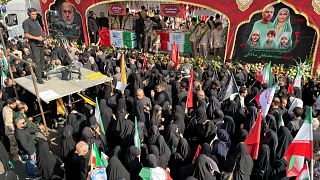 Iran holds state funeral for deceased military leaders and nuclear scientists
