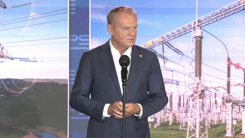 Konferencja prasowa Premiera Donalda Tuska w Polskich Sieciach Elektroenergetycznych, 30.06.2025 r.