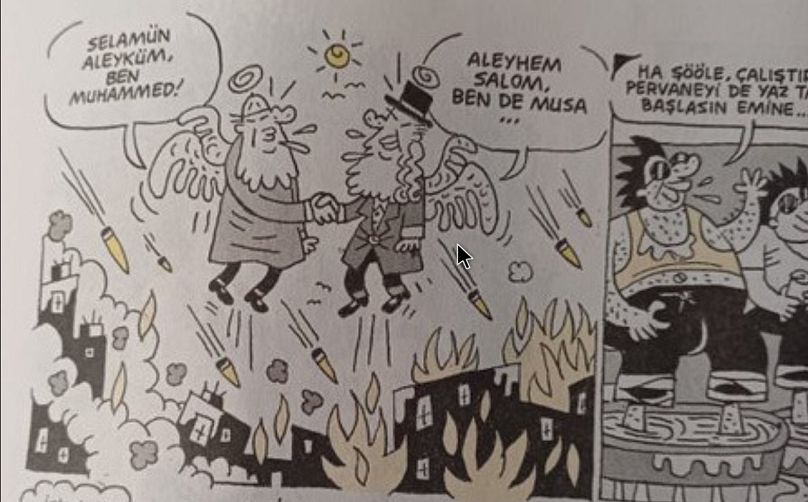 Cartoon publicado na revista Leman