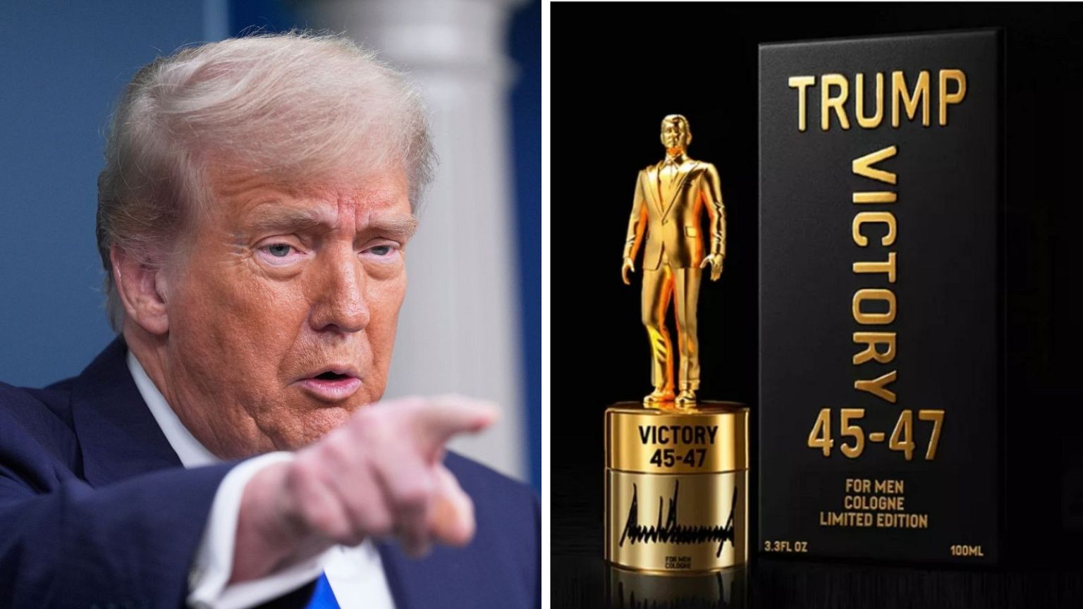 Smell like Trump: President’s new fragrance labelled ‘too embarrassing for words’ 