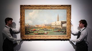 Rare Canaletto painting breaks record at auction