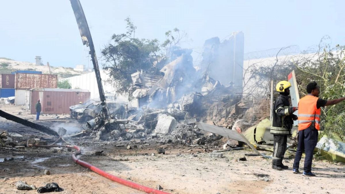 At least three killed in African Union military helicopter crash in Somalia
