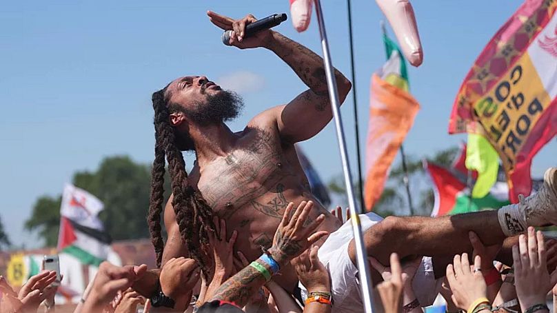 Bob Vylan at Glastonbury 2025
