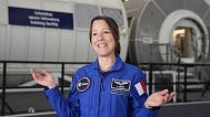 French astronaut Sophie Adenot after the graduation ceremony for the class of 2022 at the European Astronaut Centre in Cologne, 22.04.2024