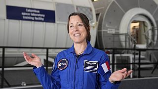 French astronaut Sophie Adenot after the graduation ceremony for the class of 2022 at the European Astronaut Centre in Cologne, 22.04.2024