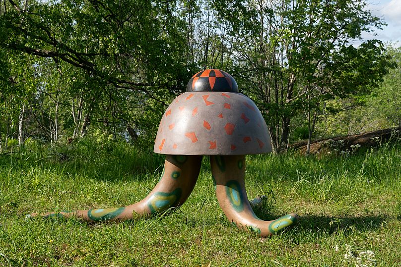 Gunzi Holmström: From the Dark into the Great Blue Yonder, 2025.