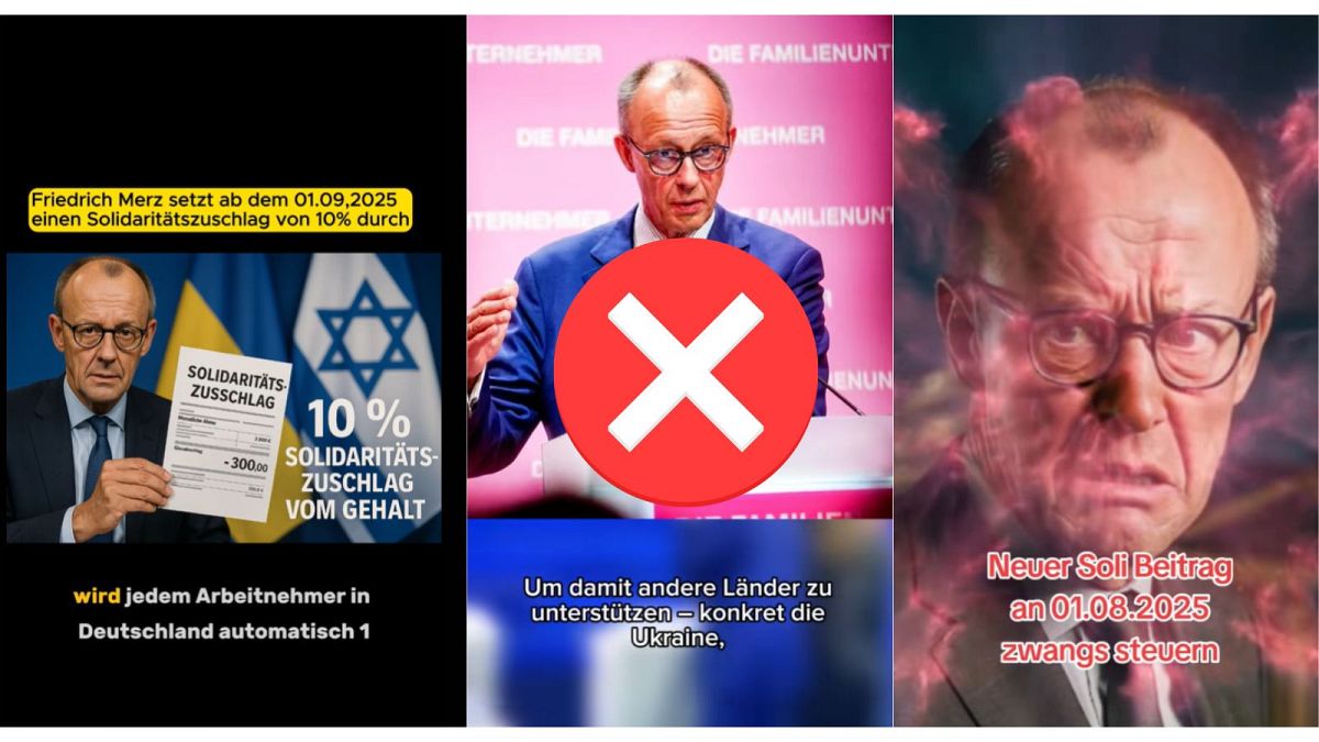 No, Germany is not imposing a ‘solidarity tax’ to fund Ukraine and Israel