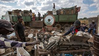 In Zimbabwe, metal scrap collecting is reducing environmental pollution