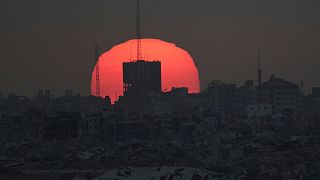 غروب غزه