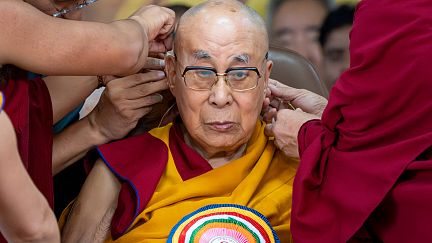 Dalai Lama celebrates 90th birthday with thousands of devotees in